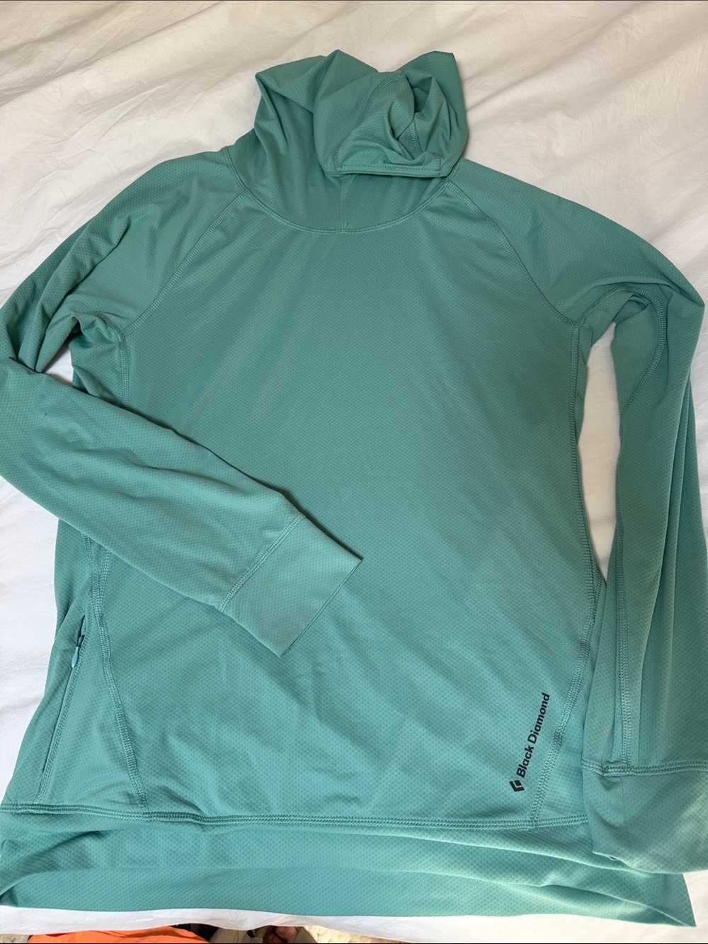 Black Diamond Women's Alpenglow Sun Hoodie - Seafoam